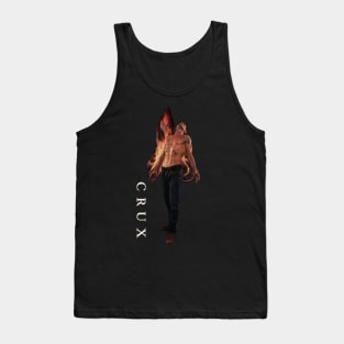 "Crux" Tested By Fire! Horror Icon Bill Oberst Jr. Licensed Merch: Grief/Recovery Tank Top